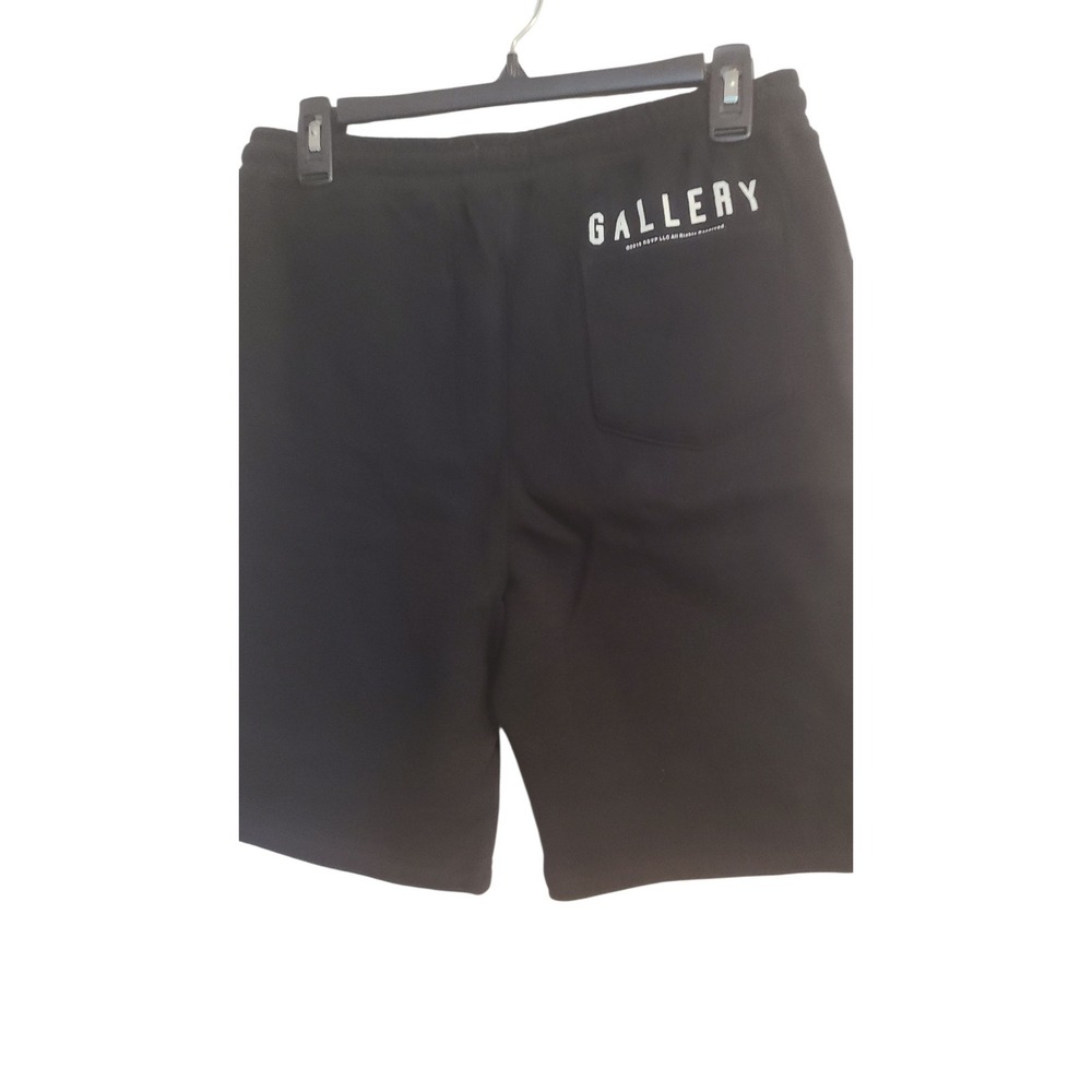BJ THE CHICAGO KID‎ & RSVP GALLERY Black Fleece Shorts Size Medium Collab Active - Picture 2 of 5